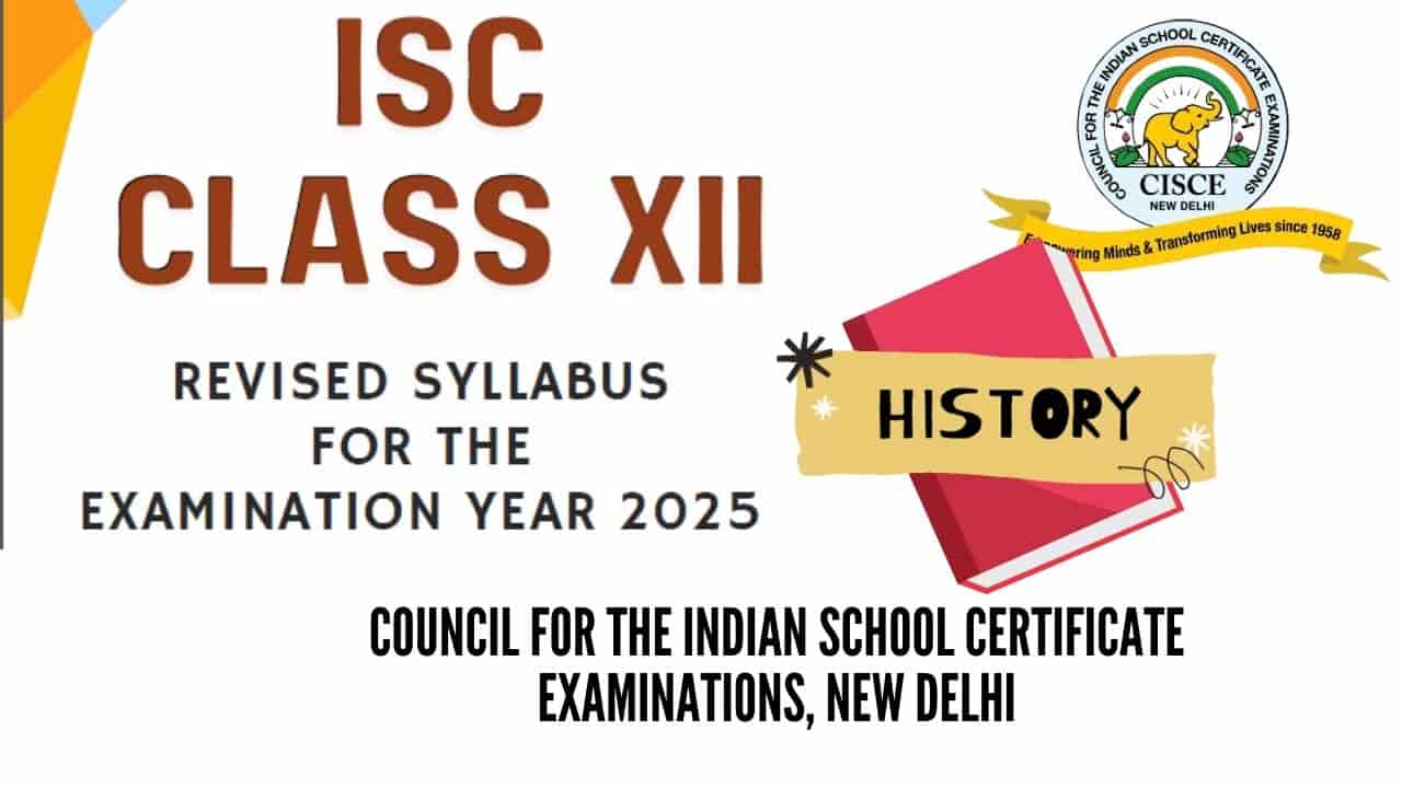 ISC Class 12 History Syllabus