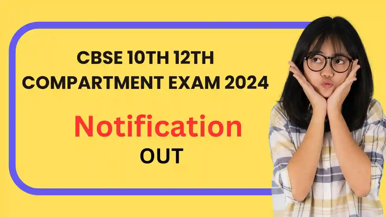 CBSE 10th 12th Compartment Exam 2024