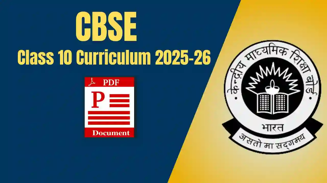 CBSE Class 10 Curriculum 2025-26