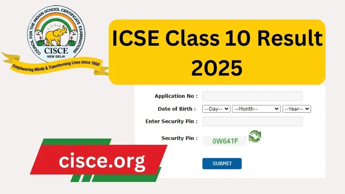 ICSE Class 10 Result 2025