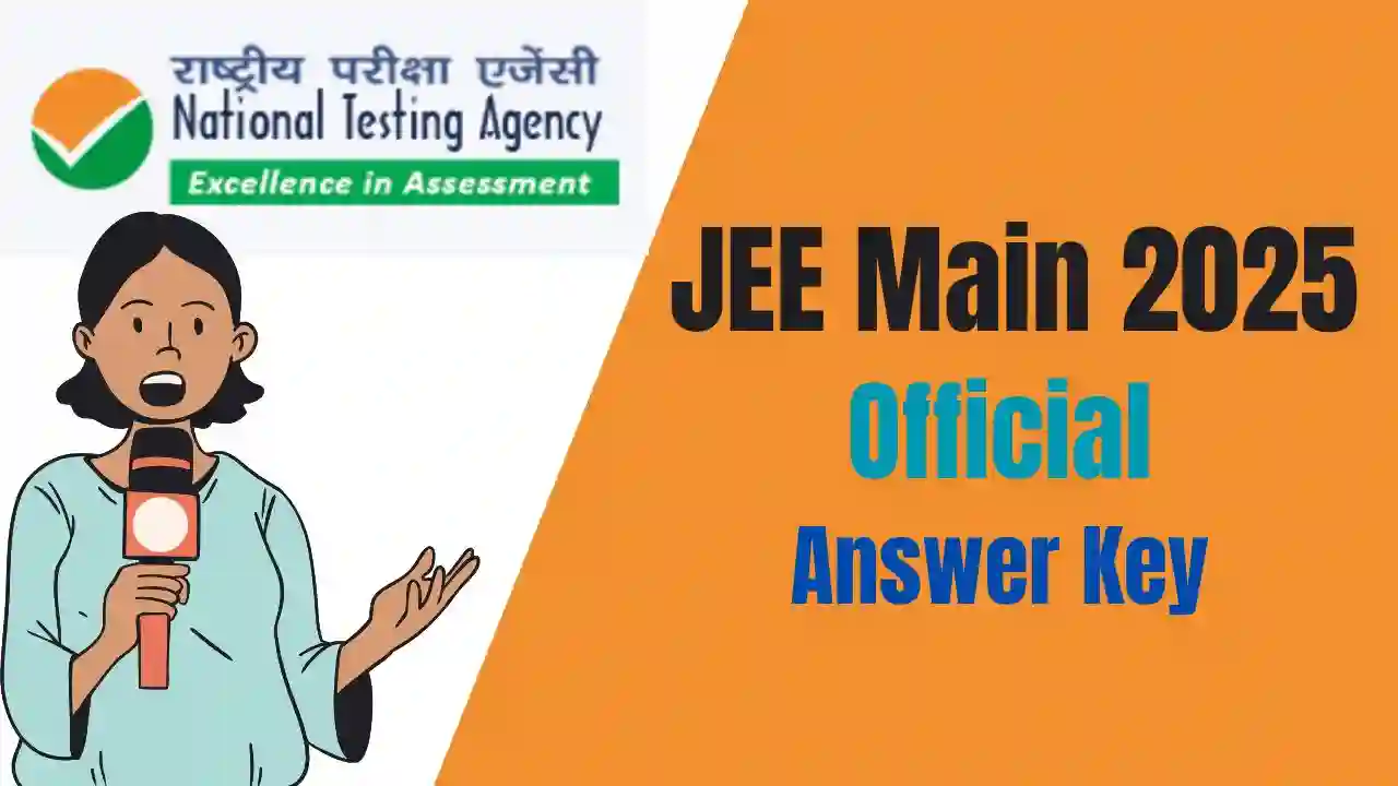 JEE Main Official Answer Key 2025