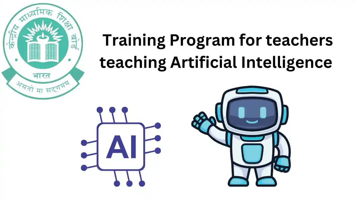 Training Program for teachers teaching Artificial Intelligence