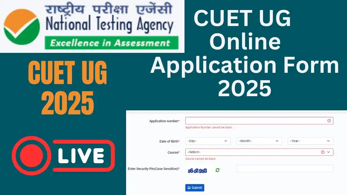 CUET UG Application Form 2025