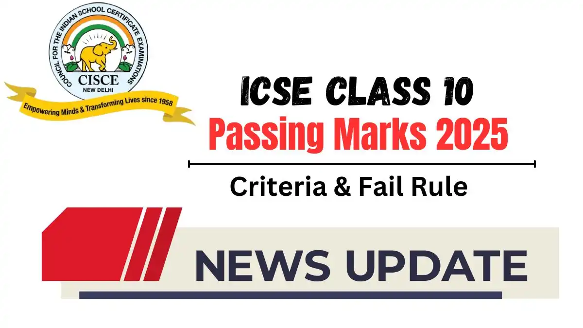 ICSE Passing Marks for Class 10th 2025