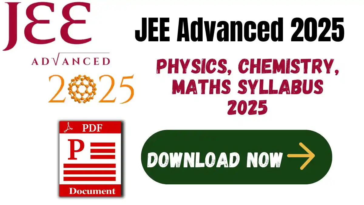 JEE Advanced Syllabus 2025