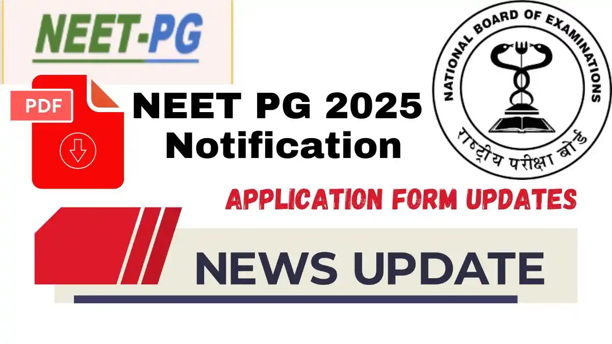 NEET PG 2025 Notification