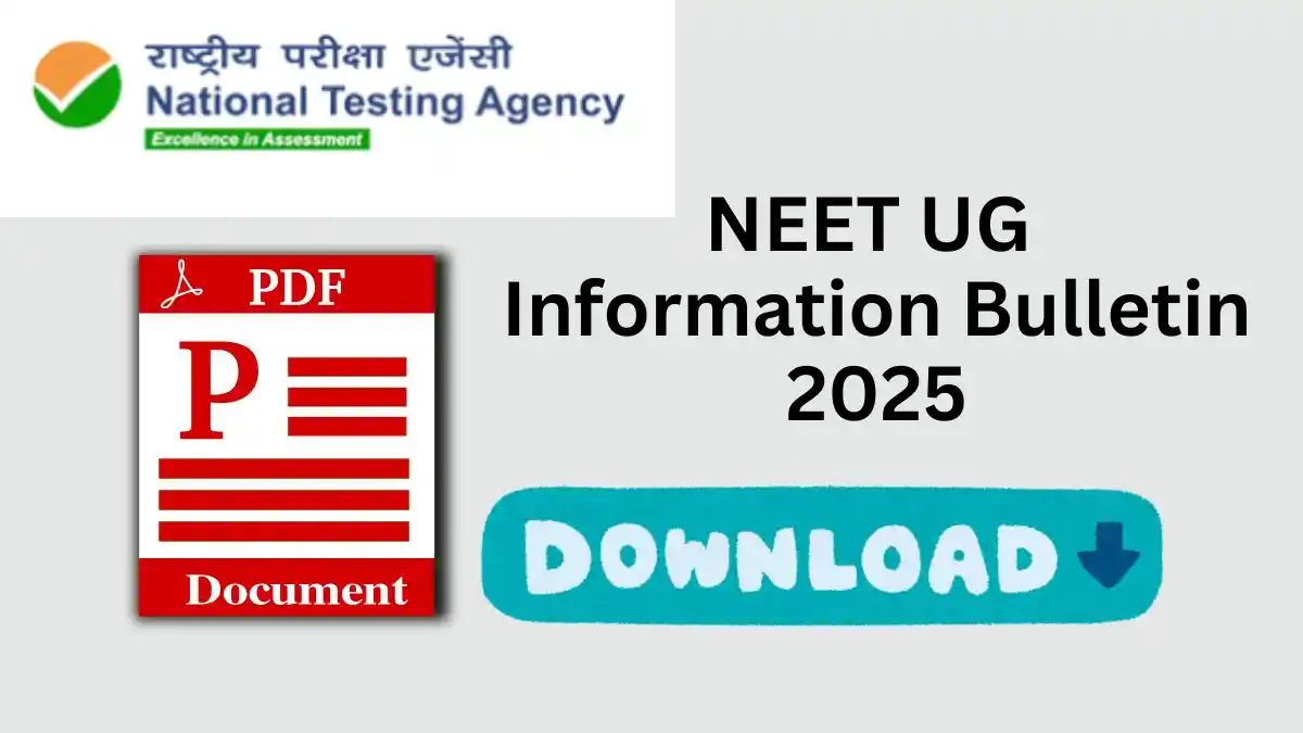 NEET UG Information Bulletin 2025