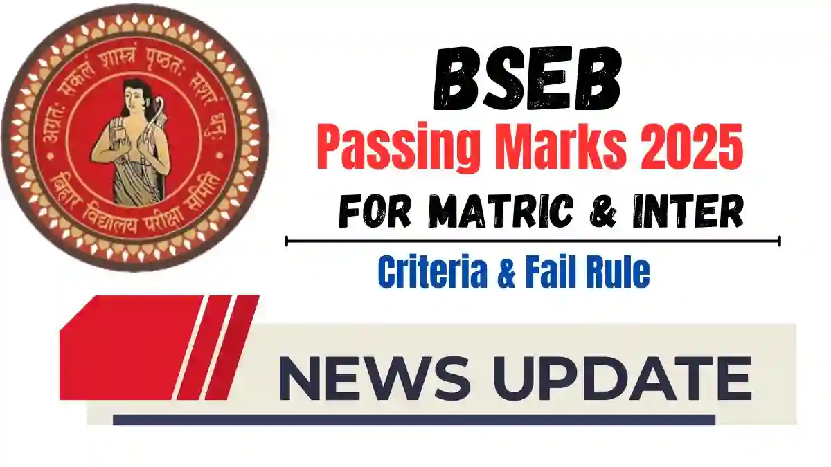 Bihar Board Passing Marks Criteria 2025